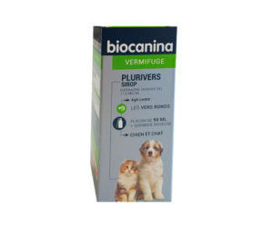 Plurivers sirop – Vermifuge – 90 ml – BIOCANINA