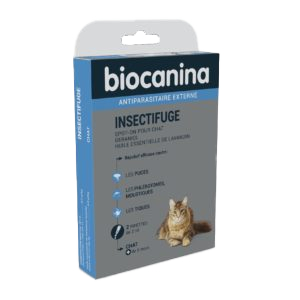 Insectifuge – Spot-On – Chat – 2 Pipettes 2 ml – BIOCANINA