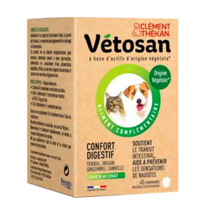 Complément alimentaire confort articulaire chien vétosan Clément Théka