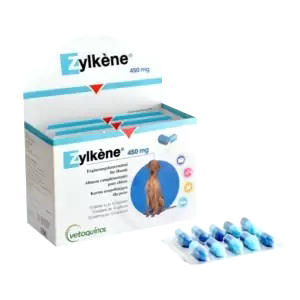 ZYLKENE 75MG (CHATS ET CHIENS DE MOINS DE 10KG) 100 GÉLULES -  Anxiété-Comportement-Stress Chien - Compléments alimentaires Zylkene