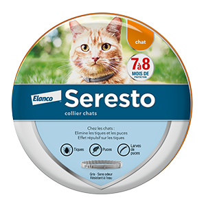 Seresto - ノミ駆除 - 猫と子猫 - 首輪 - ELANCO - Produits-veto.com