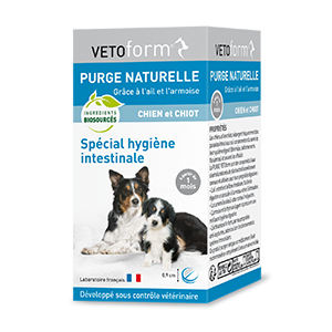 Natural purge - Internal parasites - Dog and puppy - 50 tablets - VETOFORM - Products-Veto.com