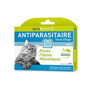 VETOFORM - Antiparassitario - Gatto - 3 Pipette - DAZONT - Produits-veto.com