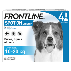 Frontline - Anti-pulci - SpotOn - Cane - M - 4 pipette - Products-veto.com