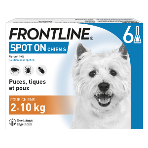 Frontline - Anti-lopper - SpotOn - Hund - S - 6 pipetter - Products-veto.com