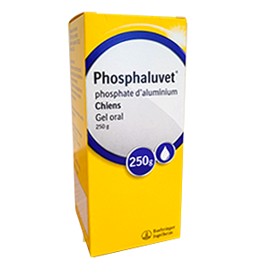 PHOSPHALUVET - Gel oral - 250 grammes - Dérangement intestinal - Gastrite et vomissements - Boehringer Ingelheim - Produits-veto.com