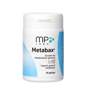 METABAX - Soutien métabolisme - 50 gélules - MP Labo - Produits-veto.com