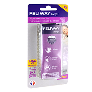 Feliway Help - 3 Refills 3 x 7 days - Anti-stress - CEVA - Products-veto.com