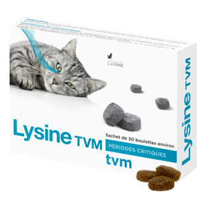 Lysine - Coryza - Feline herpes virus - 30 pellets - TVM - Products-veto.com