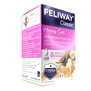 Produit apaisant Feliway pour chat : recharge 30 jours Feliway