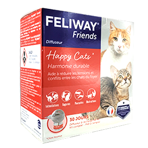 Feliway Friends - Diffuseur et Recharge - 30 jours - Conflit et Harmonie - CEVA - Produits-veto.com