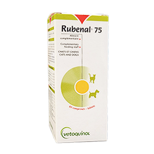 Rubenal 75 - Niewydolność nerek - 60 tabletek - VETOQUINOL - Produkty-veto.com