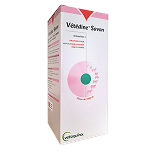 Vétédine Savon - Antiseptique & Antifongique - Nettoyage - 1 L - Vetoquinol - Produits-veto.com