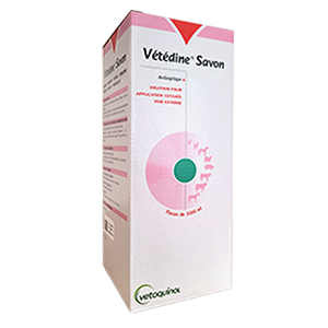 Vétédine Sæbe - Antiseptisk og svampedræbende - Rengøring - 1 L - Vetoquinol - Products-veto.com