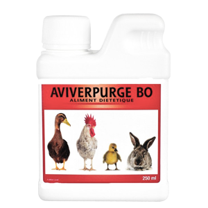 Aviverpurge BO - Vermes intestinais - Aves e coelhos - 250 ml - SENNECQ BONNE