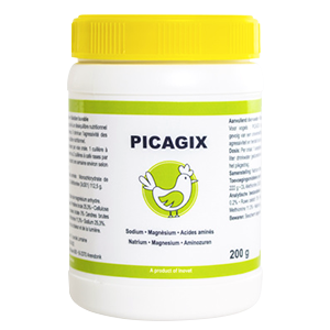 Picagix - Bicar & Agressão - Galinha - 200 g - BIOVÉ - INOVET - Produtos-veto.com