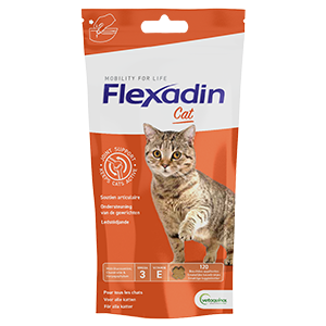 Flexadin 4life - Movilidad - Articulaciones - Gato - Gato - 120 bocados - VETOQUINOL - Products-Veto.com