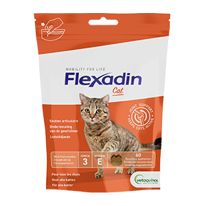 Flexadin 4life - Mobilität - Gelenke - Katze - Katze - 60 Bisse - VETOQUINOL - Produkte-Veto.com