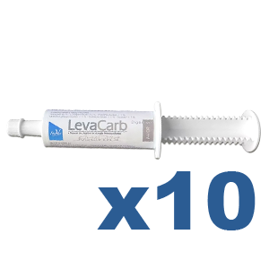 Leva-carb - Digestion & Digestive disorders - Charcoal & Clay - 10 Syringes of 60 ml - FEDVET - Products-veto.com