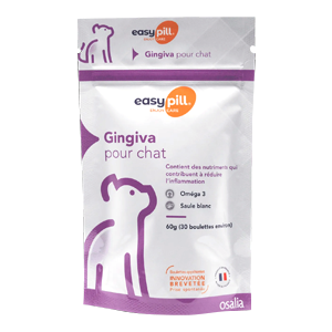 Easypill - Gingiva - Chat - Gingivite - 30 boulettes - OSALIA