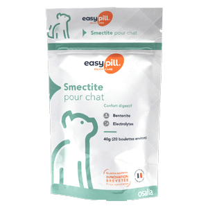 EasyPill - Smectite - conforto digestivo - 20 pastilhas - Cat - Osalia - Produtos-veto.com