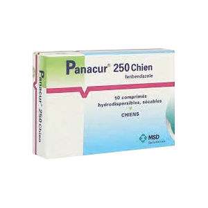 Panacur 250 - Vermífugo - Cães - 10 comprimidos - MSD - Produtos-veto.com