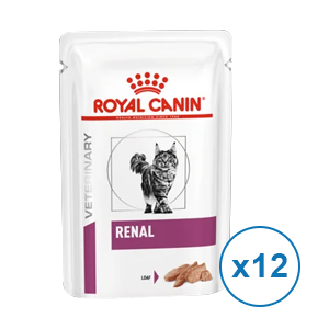 Royal Canin Renal - Função renal - Patê - 12 sachês - 85 g - ROYAL CANIN - Produtos-veto.com