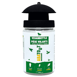 Veganbottle - Trampa voladora - Avispas y moscas - Trampa + 3 sobres - ABATOUT