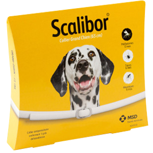 Scalibor - Coleira - flebotomíneos e carrapatos - Cachorro grande - 65 cm - MSD - Produtos-Veto.com