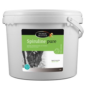 Spiruline Pure - Protéines - Vitamines - Cheval - 2 Kg - Horse Master - Produits-veto.com