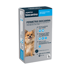 Permetrix - 200/40mg - Ulkoiset loislääkkeet - Kirput - Koira - alle 4 kg - Biocanina - Produits-veto.com