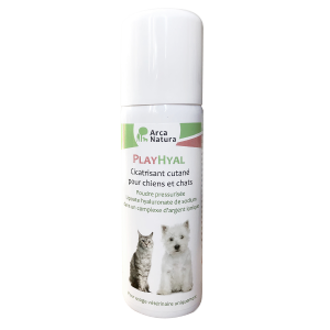Playhyal - Cicatrisant cutané - 125 ml - Chien et chat - ARCA NATURA