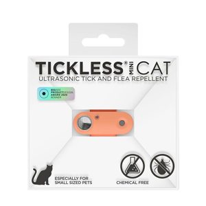 Tickless - Mini gato - Hot Peach - Gato - Repelente ultrasónico de garrapatas - PROTECTONE