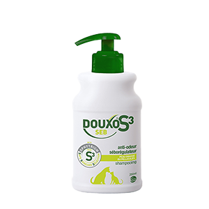 Douxo S3 Seb - Shampoo - anti-odor and sebum regulator - Dog and cat - 200 ml - CEVA - Produits-veto.com