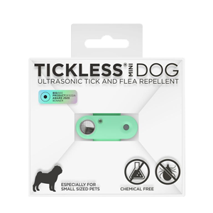 MINI DOG Tickless - Verde menta - Cane - Repellente ad ultrasuoni per zecche e pulci - PROTECTONE - CYNNOTEK - Produits-veto.com
