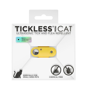 Tickless - Mini gato - Calêndula - Gato - Repelente ultrassônico de carrapatos - PROTECTONE