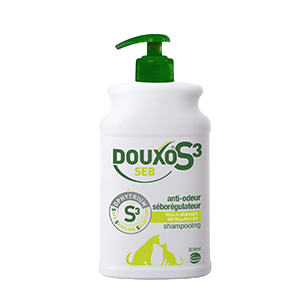 Douxo S3 Seb Shampoo – Geruchshemmend und Talgregulator – Hund und Katze – 500 ml – CEVA