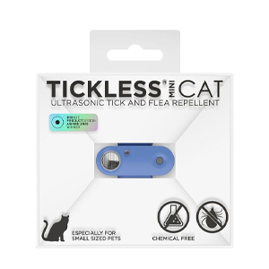 Tickless - Mini cat - Greek Blue - Cat - Ultrasonic tick repellent - PROTECTONE