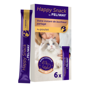 Feliway Happy Snack - Relaxant - 6 x 15 g - Chat - Ceva - Produits-veto.com