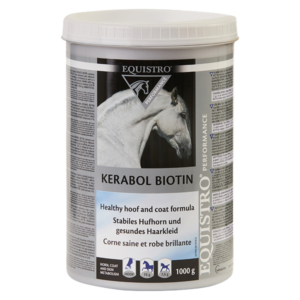 Equistro Kerabol Biotin - terve sarvi ja kiiltävä turkki - Hevonen - 1 kg - VETOQUINOL - Produits-veto.com