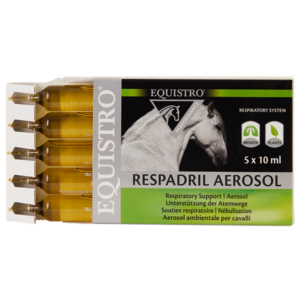 Equistro Respadril Aerosol - Αναπνευστική υποστήριξη - Άλογο - 5 x 10 ml - VETOQUINOL