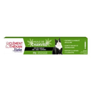 Hemp Oil - Joints and itching - Cat - 30g Syringe - Clément Thékan