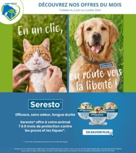 Image de l'article principal pour présenter l'offre Seresto et Milbemax