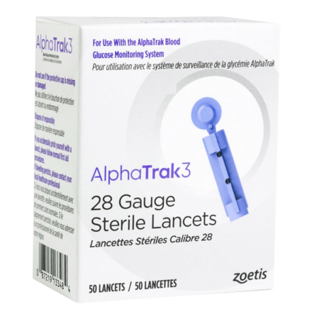 Alphatrak 3 lancets - 50 units - Blood sugar - Zoetis - Produits-veto.com