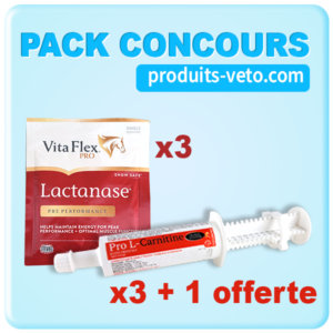 Pack concours - Pommier Nutrition - 3x Lactanase + 4x L-Carnitine - Produits-veto.com