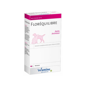 Floréquilibre - Microbiote - Petits animaux - 30 gélules - Wamine - Produits-veto.com