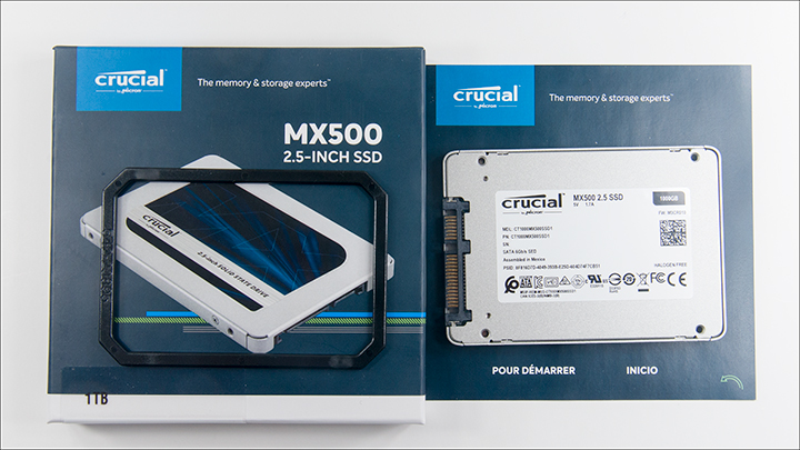 crystal diskmark for crucial mx500