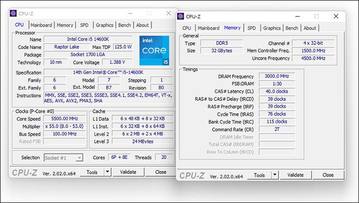 Intel Core i9-14900K i5-14600K Review 67