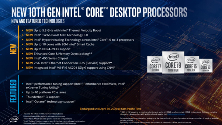 Intel® Core™ i9-10850K Desktop Processor 10 Cores up to 5.2 GHz Unlocked  LGA1200 (Intel® 400 Series chipset) 125W : : Electronics