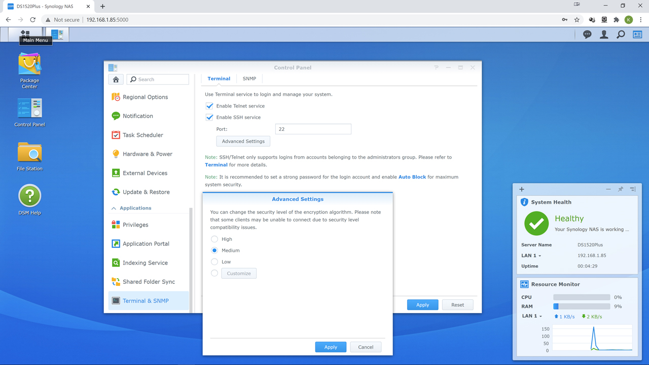 Synology DiskStation DS1821Plus Review 183